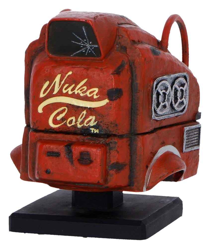 Fallout Hjälm Nukatron 11 cm - Detaljerad Minireplik i Högkvalitativt Harts