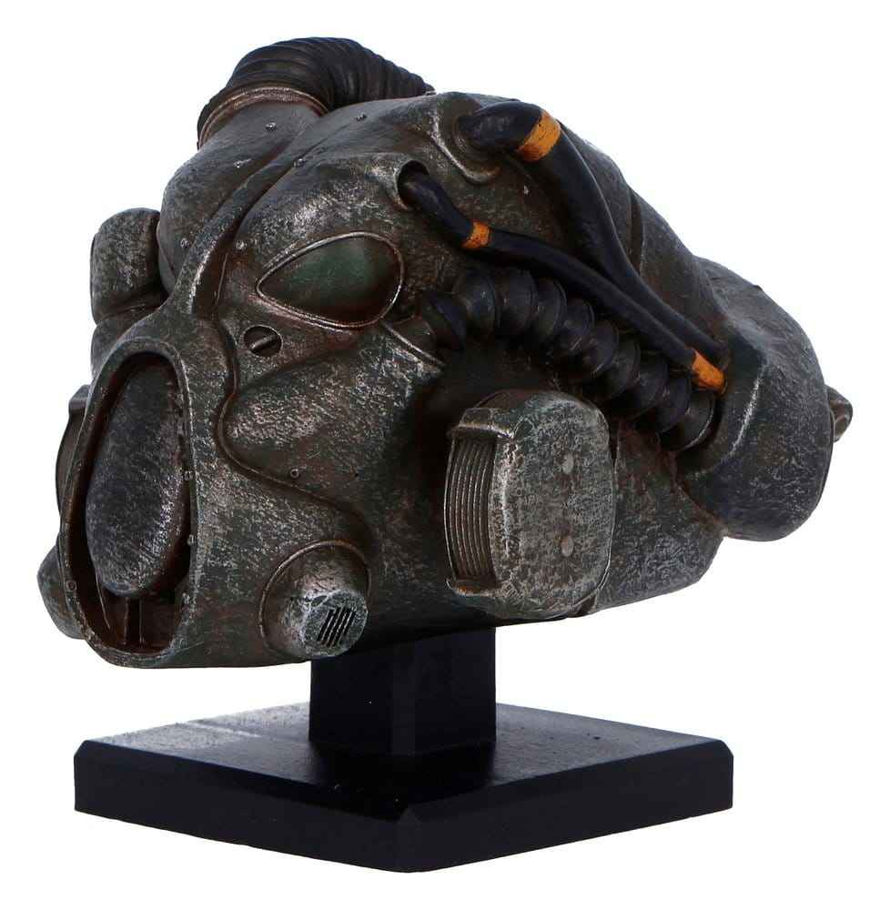 Fallout Hjälm X-01 10 cm - Detaljerad Miniversion i Högkvalitativt Resin