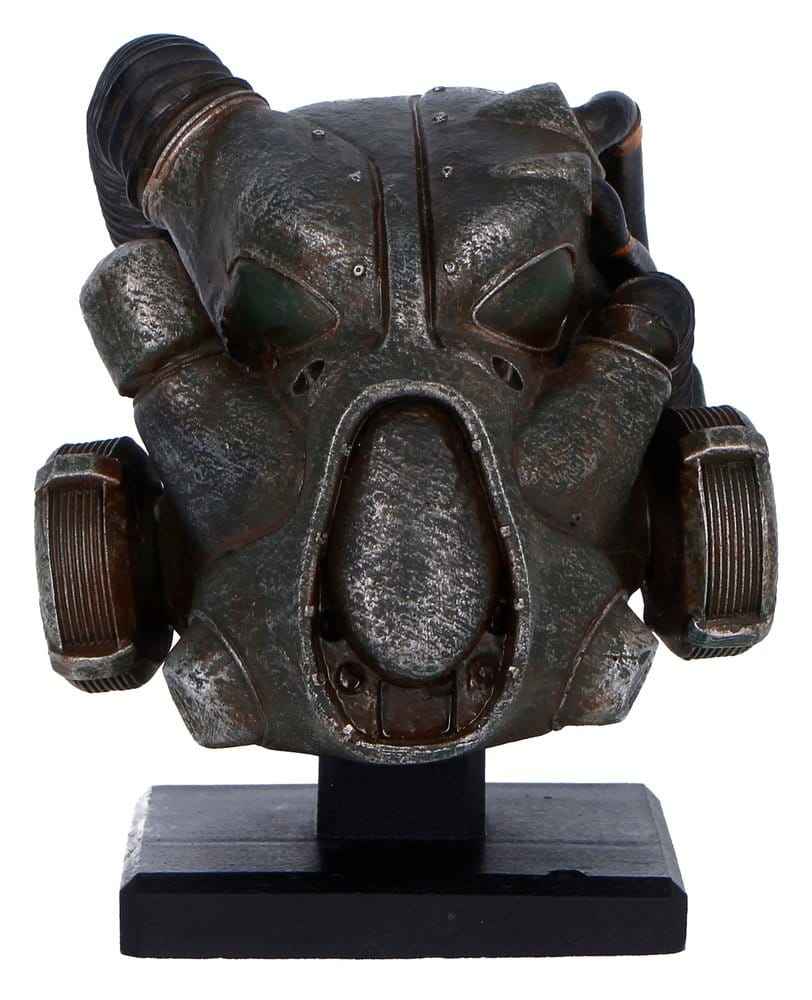 Fallout Hjälm X-01 10 cm - Detaljerad Miniversion i Högkvalitativt Resin