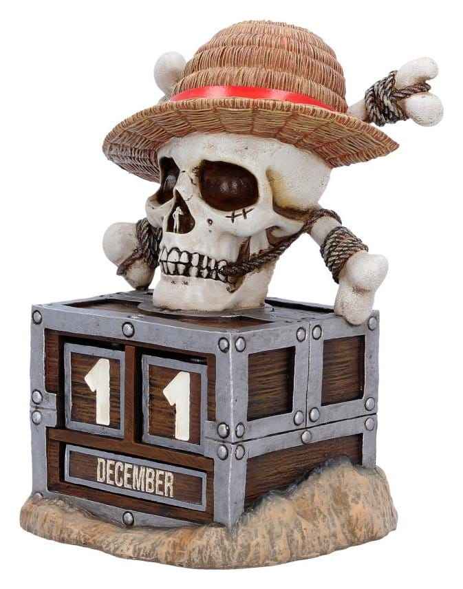 One Piece Evighetskalender Luffy Jolly Roger 16 cm