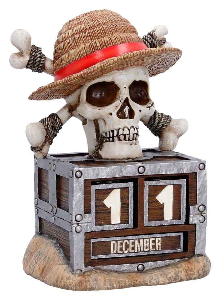 One Piece Evighetskalender Luffy Jolly Roger 16 cm