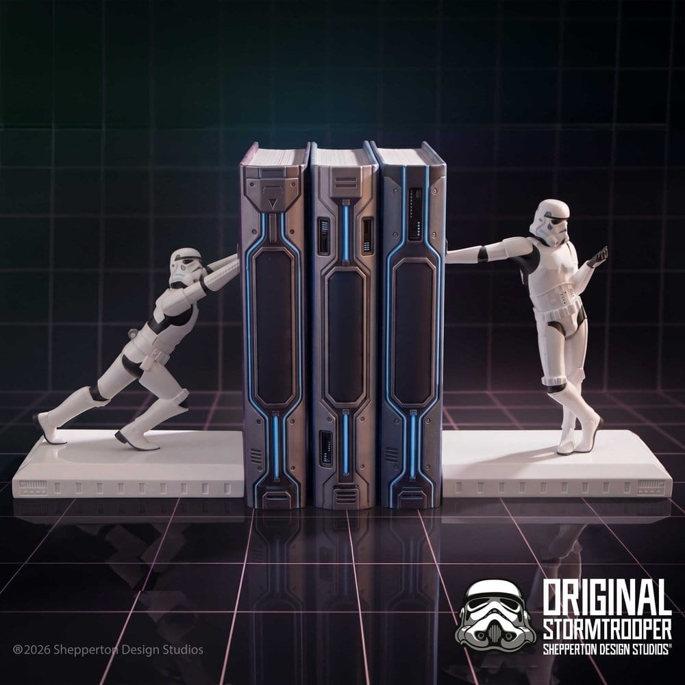 Original Stormtrooper Bookends Working Hard Hardly Working 19 cm