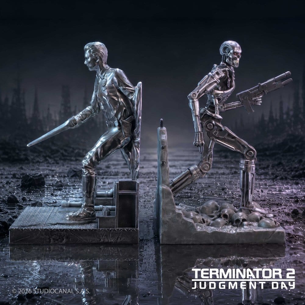 Terminator 2 Bookends T-1000 vs T-800 19 cm
