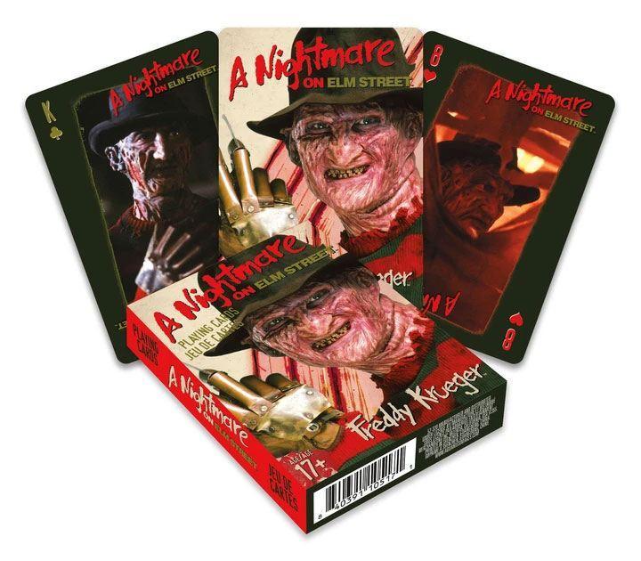 Nightmare on Elm Street Spelkort Freddy - Officiellt Licensierade Aquarius