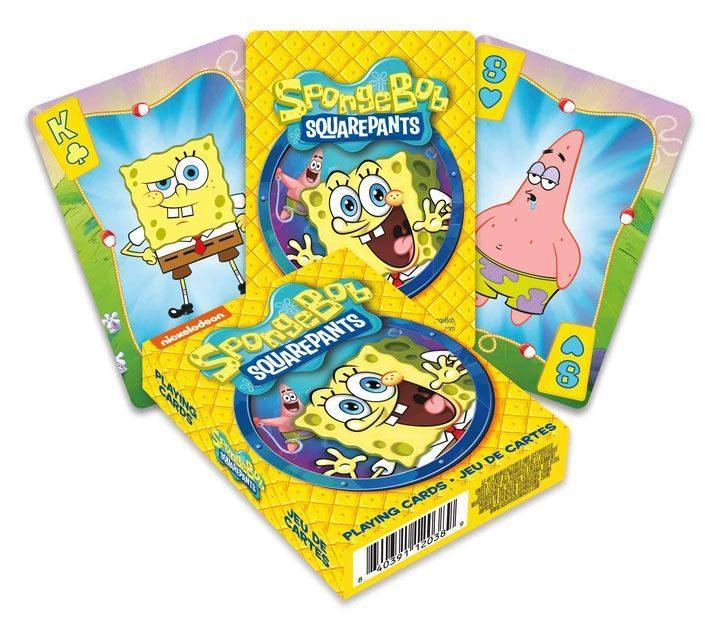 SpongeBob Spelkort - Hög Kvalitet och Officiellt Licensierade Aquarius