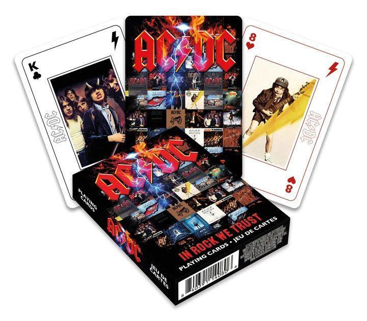 AC/DC Playing Cards - In Rock We Trust - Hög Kvalitet – Nerdbutiken