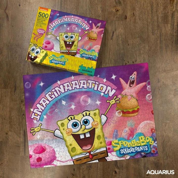 Svampbob Jigsaw Puzzle Imaginaaation (500 bitar) Aquarius