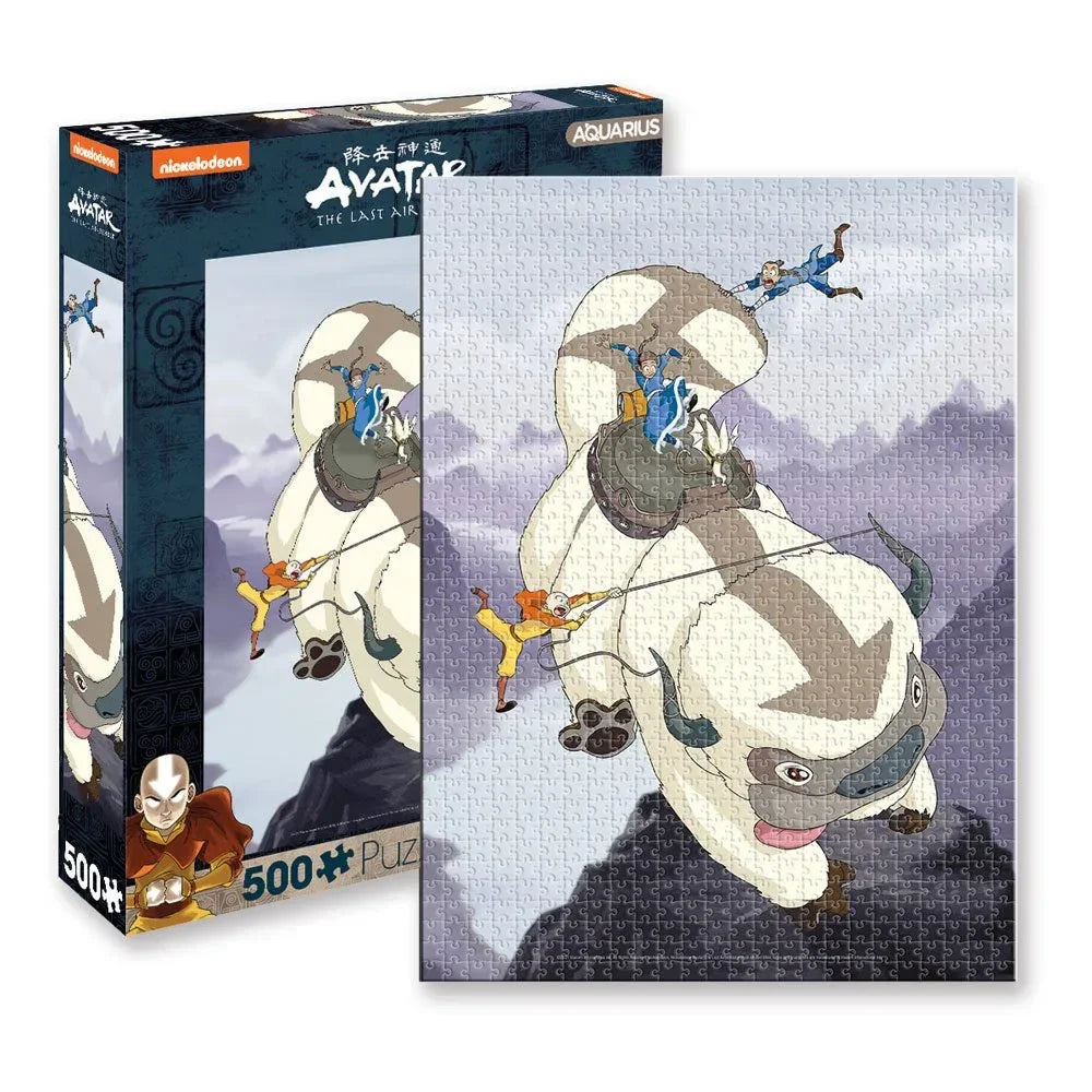 Avatar: The Last Airbender Pussel - Appa och Gänget (500 bitar) Aquarius