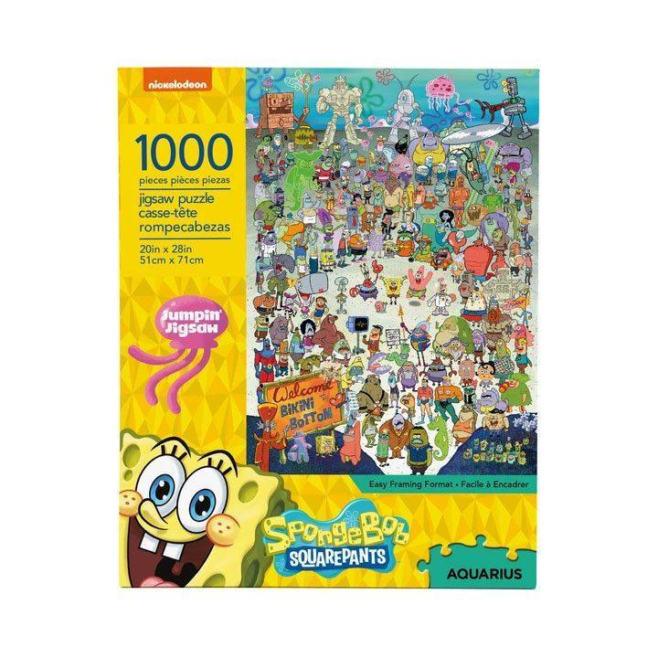 Svampbob Jigsaw Puzzle Cast (1000 bitar) Aquarius