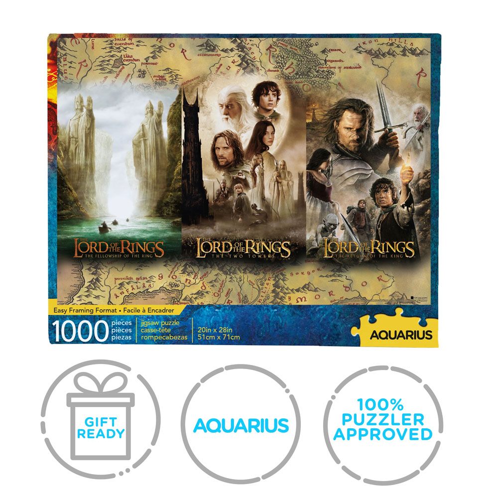 Lord of the Rings Pussel Triptych (1000 bitar) Aquarius