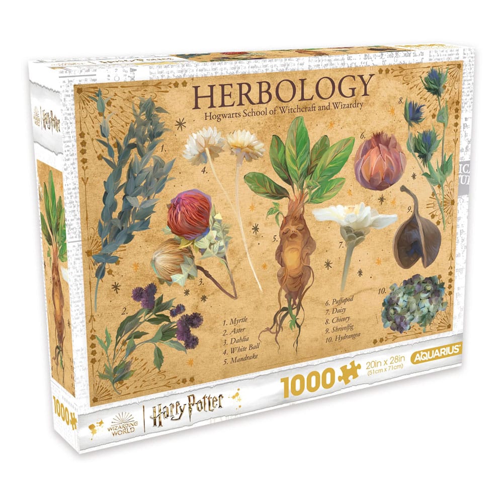 Harry Potter Jigsaw Puzzle Herbology (1000 bitar) Aquarius