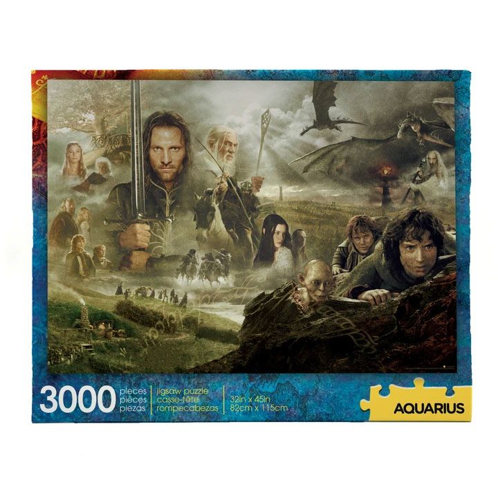 Lord of the Rings Jigsaw Puzzle Saga 3000 Bitars Aquarius