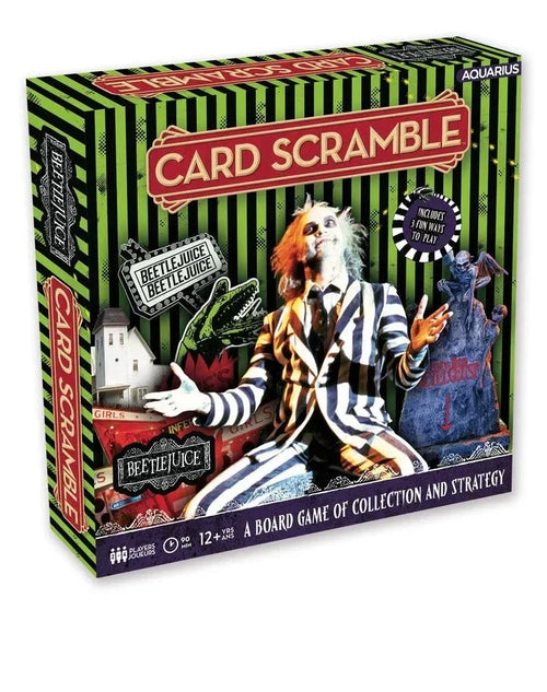 Beetlejuice Brädspel: Card Scramble (Engelsk Version) Aquarius