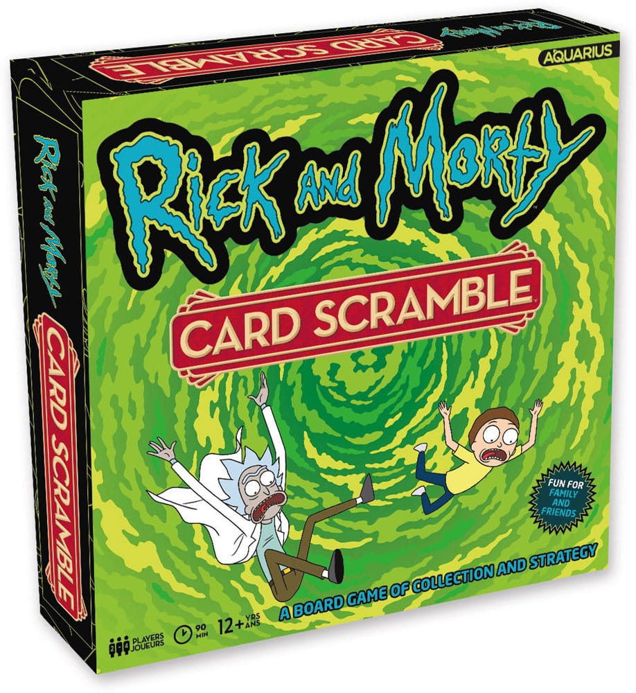 Rick and Morty Brädspel Card Scramble - Engelsk Version Aquarius