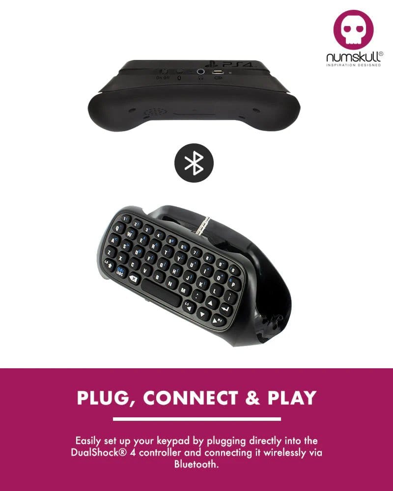 PlayStation 4 Mini Keyboard / Chatpad Bluetooth trådlös