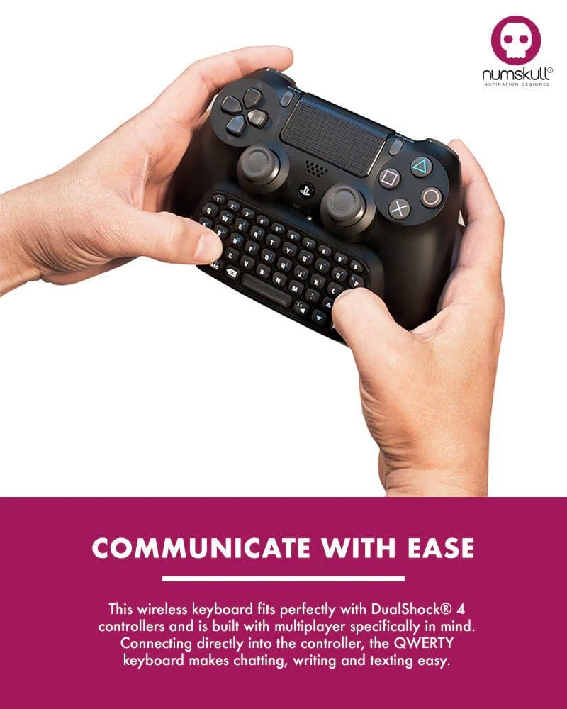 PlayStation 4 Mini Keyboard / Chatpad Bluetooth trådlös