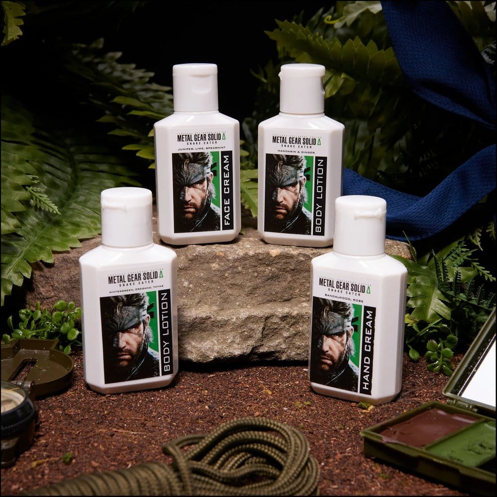 Metal Gear Solid presentset med body lotion