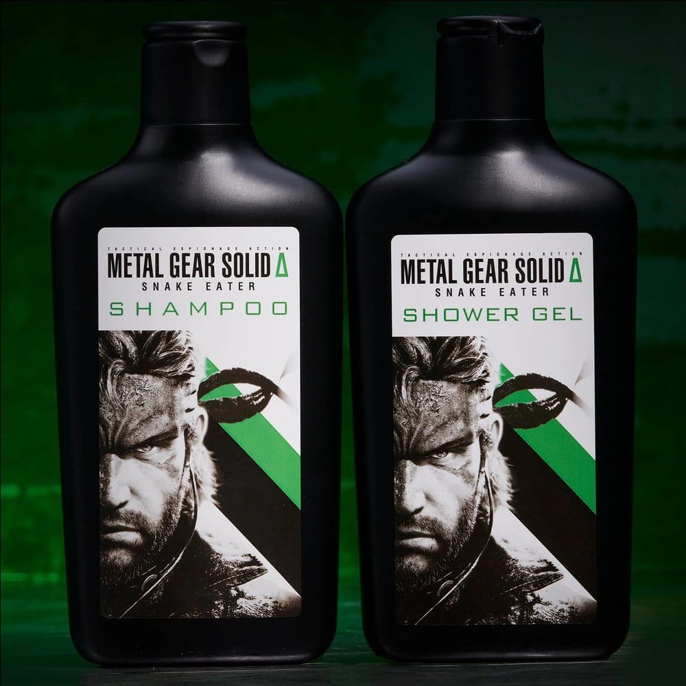 Metal Gear Solid presentset med duschgel och schampo
