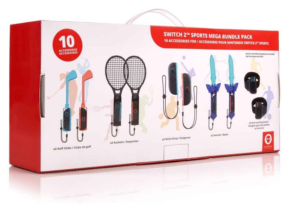 Nintendo Switch 2 Tillbehörsset Sportpaket 10-i-1