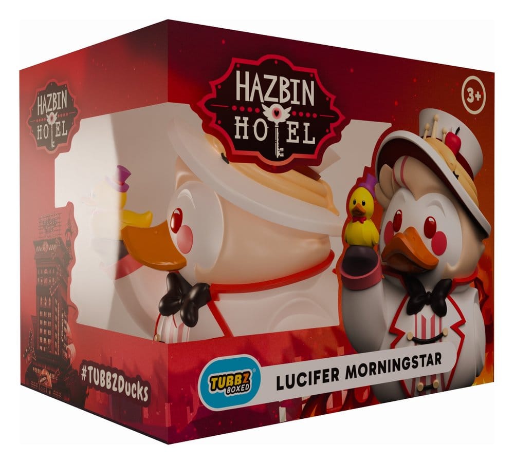 Hazbin Hotel Tubbz PVC-figur Lucifer Morningstar i förpackad utgåva, 10 cm