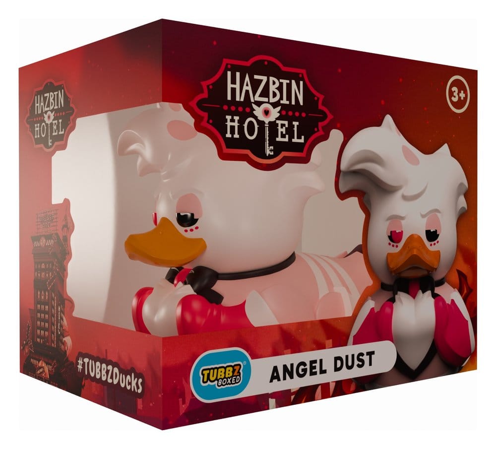 Hazbin Hotel Tubbz PVC-figur Angel Dust i ask, 10 cm
