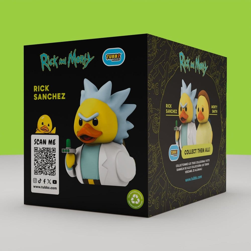 Rick and Morty Tubbz PVC-figur Rick i förpackad utgåva 10 cm