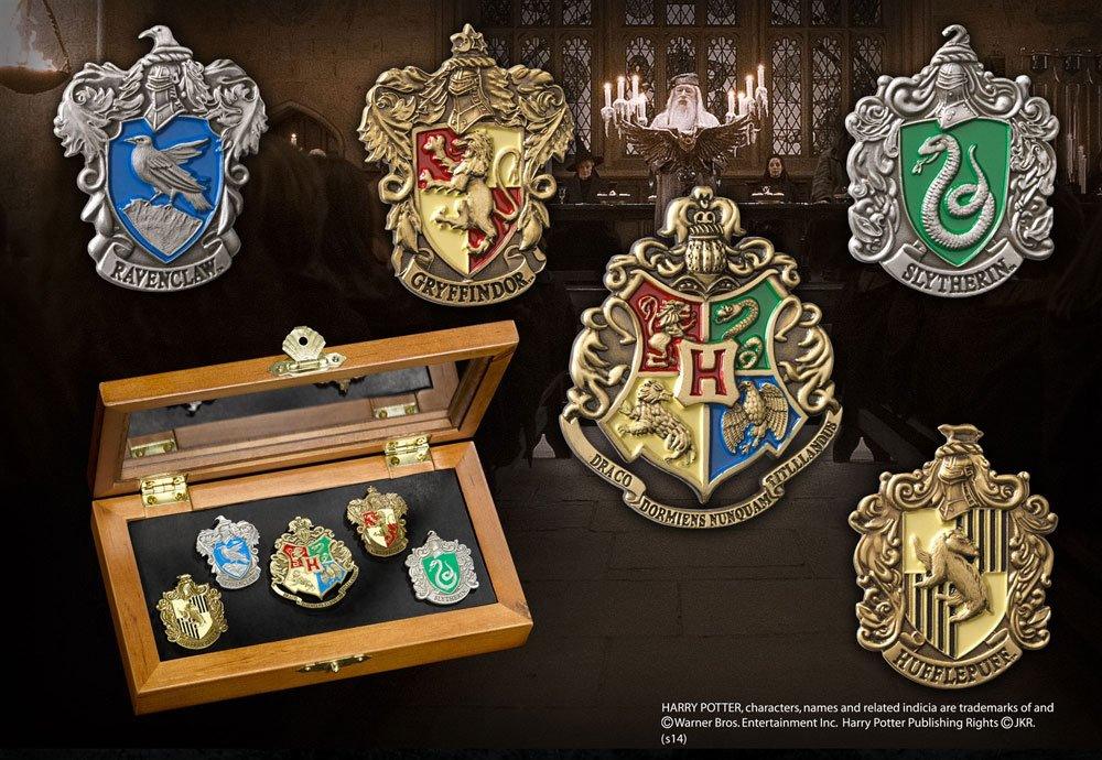 Harry Potter Pin Collection Hogwarts Houses (5 stift) Noble Collection
