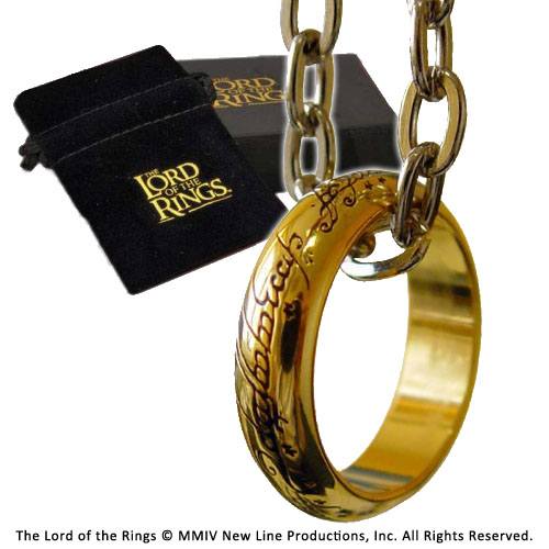 Lord of the Rings: The One Ring (Guldpläterad) Noble Collection