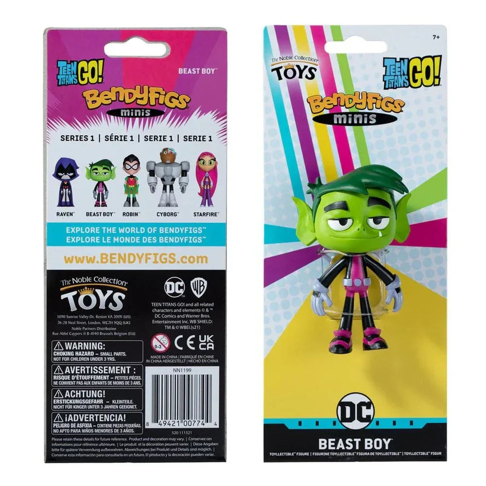 Teen Titans Go! Bendyfigs Bendable Figur Beast Boy 9 cm Noble Collection