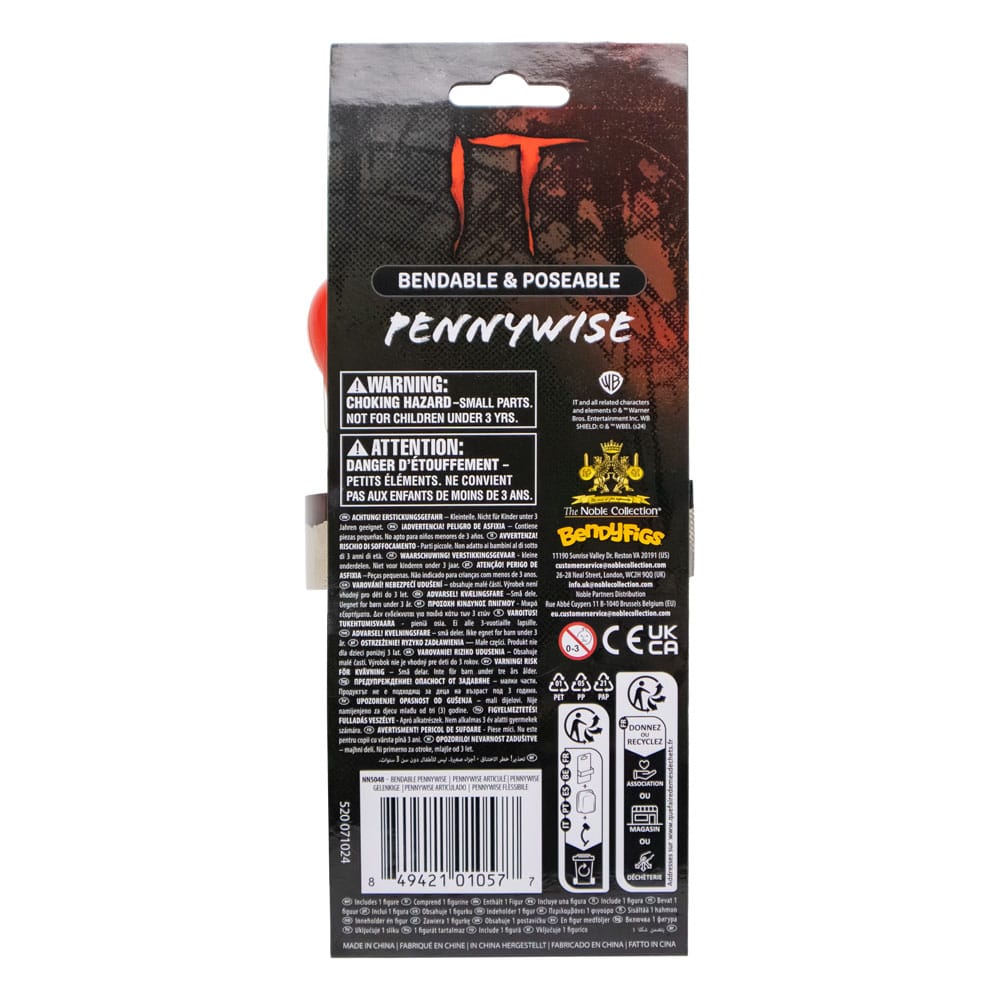 Bendyfigs Bendable Figur Pennywise 19 cm Noble Collection