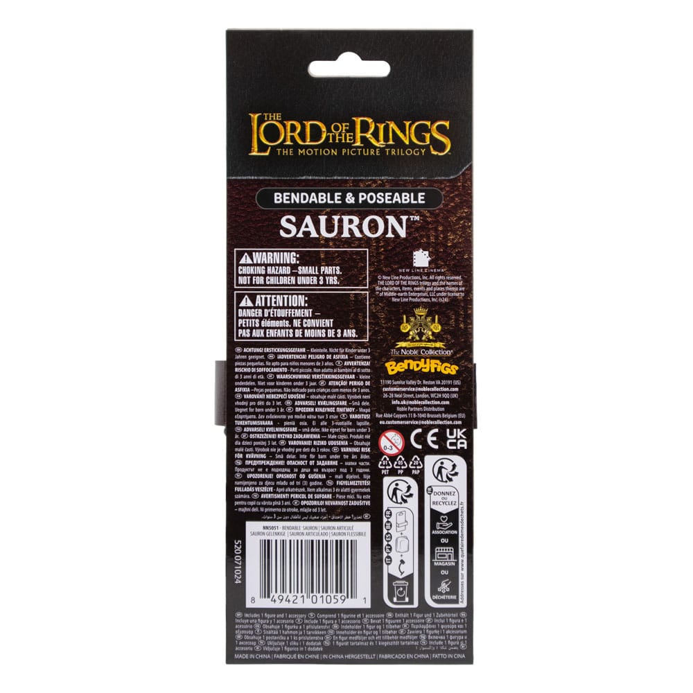 Lord of the Rings Bendyfigs Bendable Figur Sauron 19 cm Noble Collection