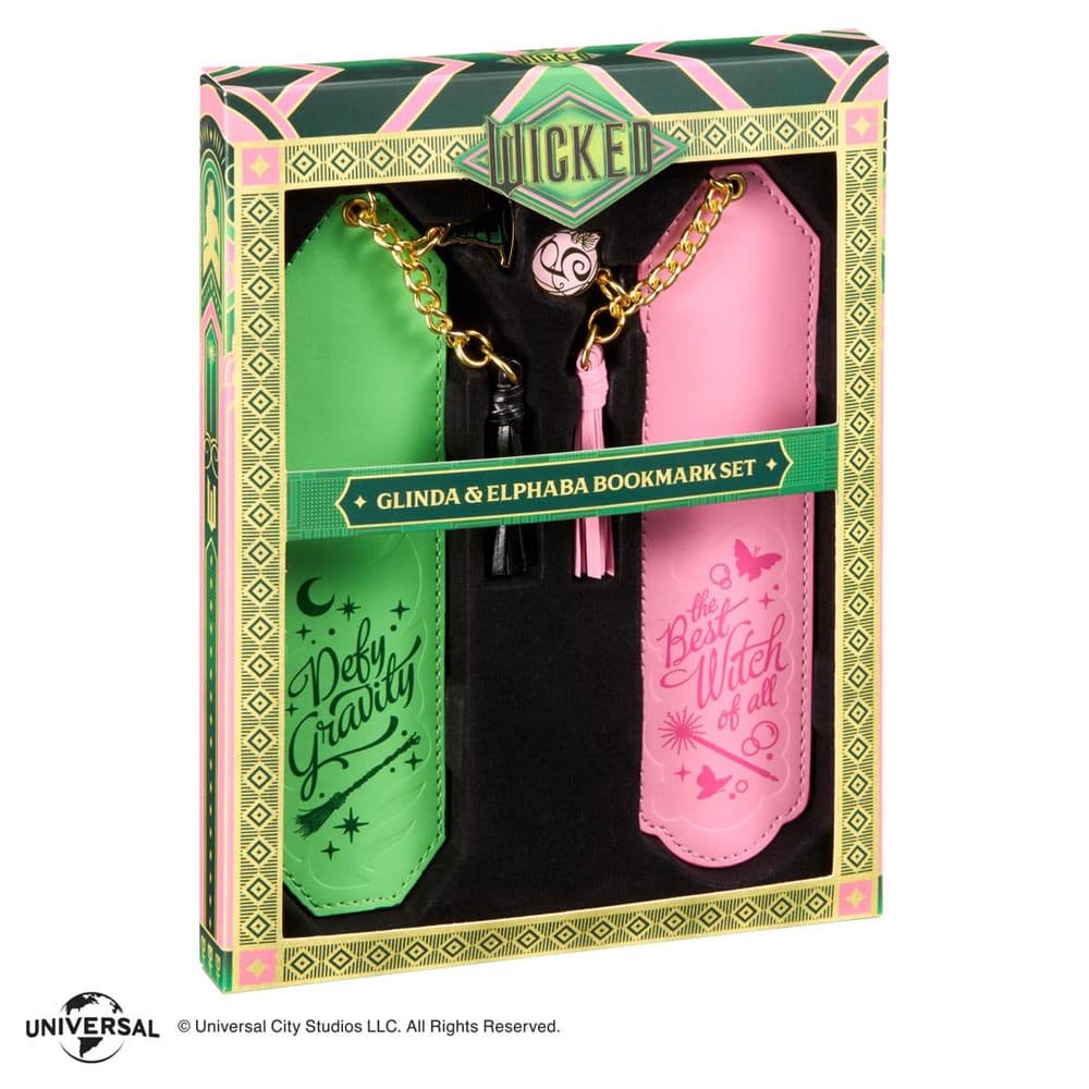Wicked Bokmärken 2-Pack - Glinda & Elphaba Noble Collection