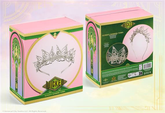 Wicked: Glindas Bröllop Tiara (Vuxenstorlek) – Officiell Prop Replica Noble Collection