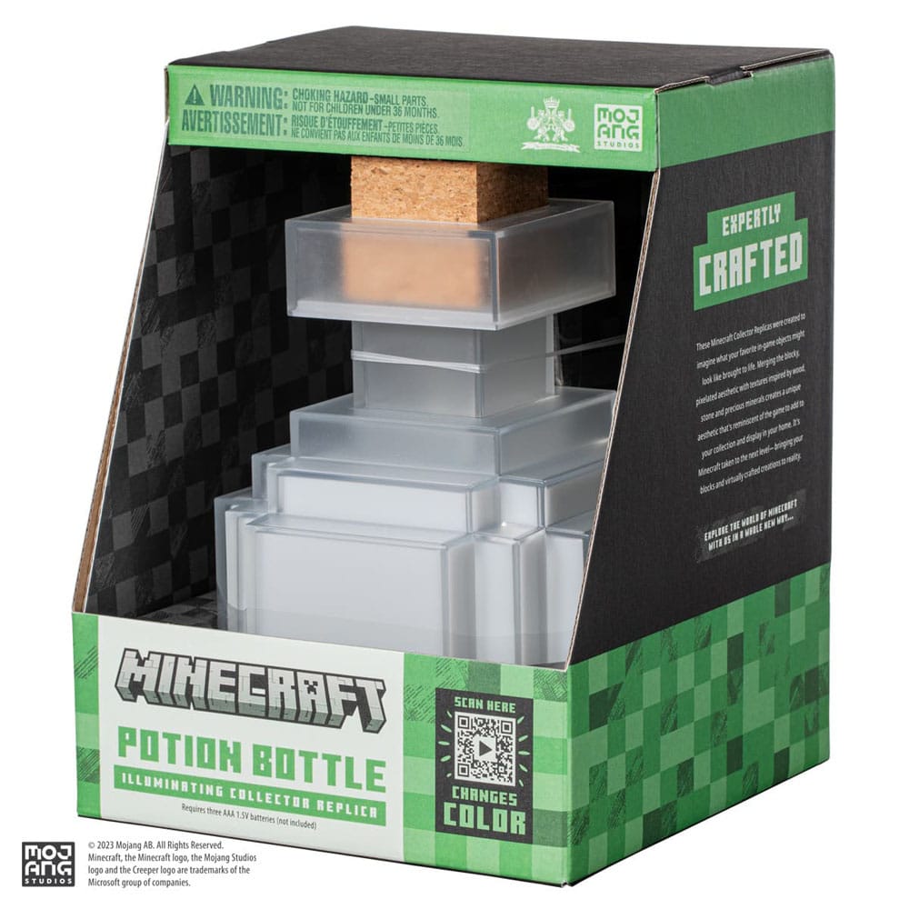 Minecraft Replika: Ljusande Dryckesflaska 16 cm Noble Collection