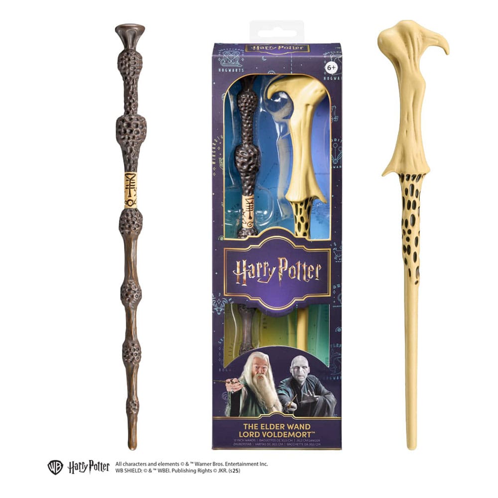 Harry Potter Rollspelsstavar: Elder och Voldemort 30 cm Noble Collection
