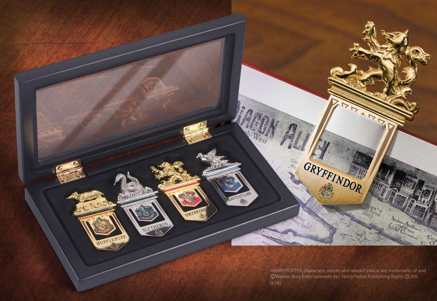 Harry Potter - Hogwarts Lesezeichen 4er Set Noble Collection