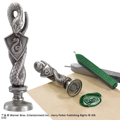 Harry Potter Vaxstämplar Slytherin 10 cm Noble Collection
