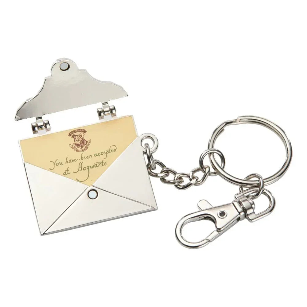 Harry Potter Metal Keychain with Hogwarts Acceptance Letter