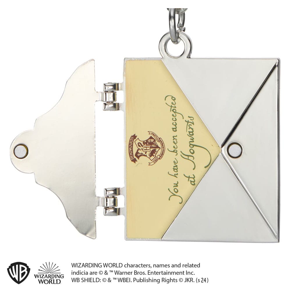 Harry Potter Metallnyckelring med Hogwarts Acceptansbrev Noble Collection