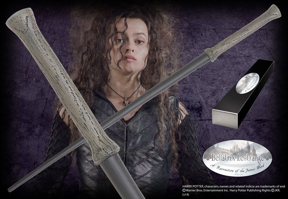 Harry Potter Bellatrix Lestrange Trollstav (Karaktärs-Edition) Noble Collection