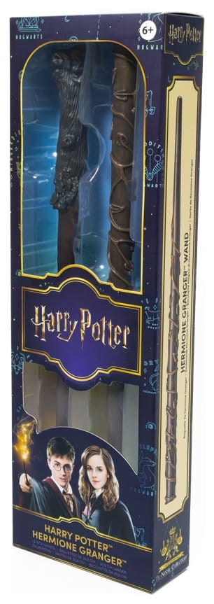 Harry Potter Rollspelsreplika Trollstavar 2-pack Harry Potter & Hermione Granger 31 cm