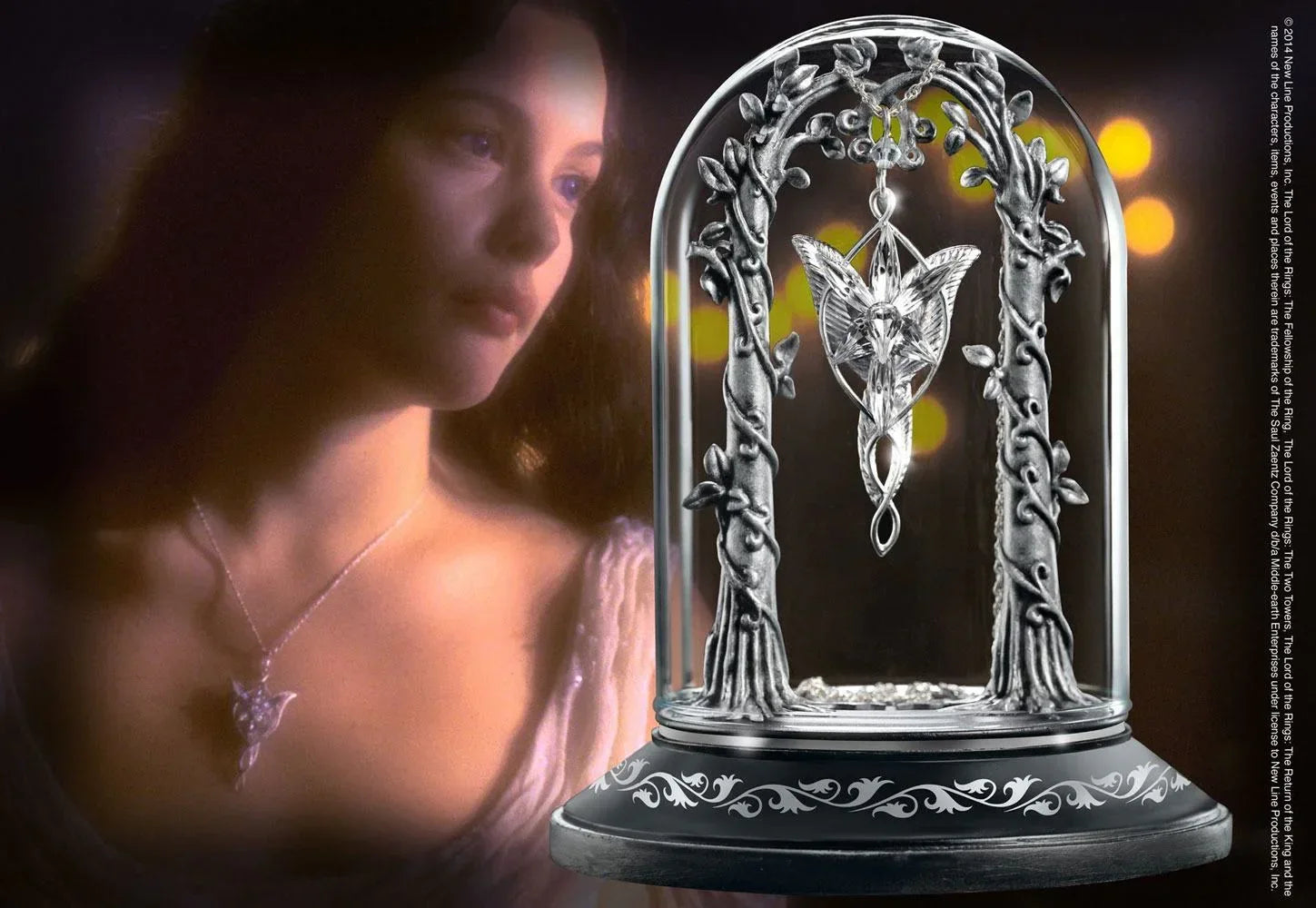 Lord of the Rings Evenstar Pendant Display