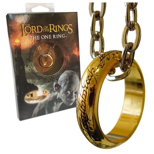 Lord of the Rings Ring - The One Ring (Guldpläterad) Noble Collection