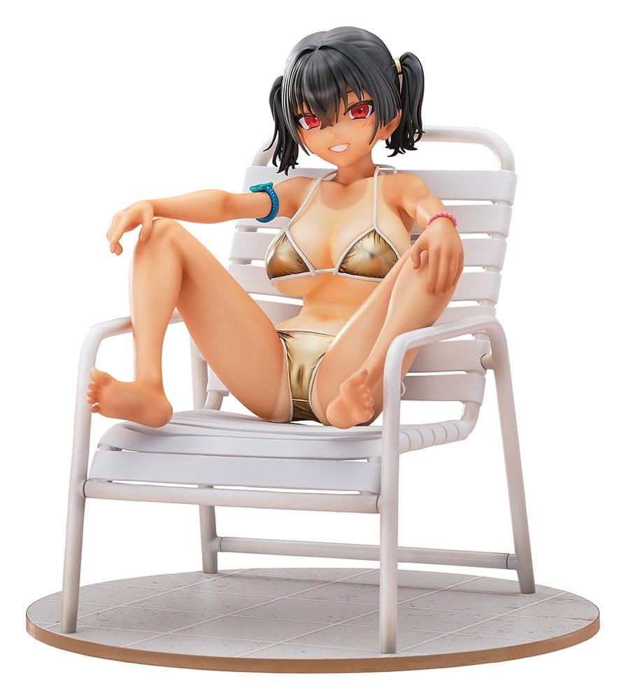 Original Karaktärsfigur 1/5 Nocturnas Sasaki Kanna – Guld Bikini Version 23 cm