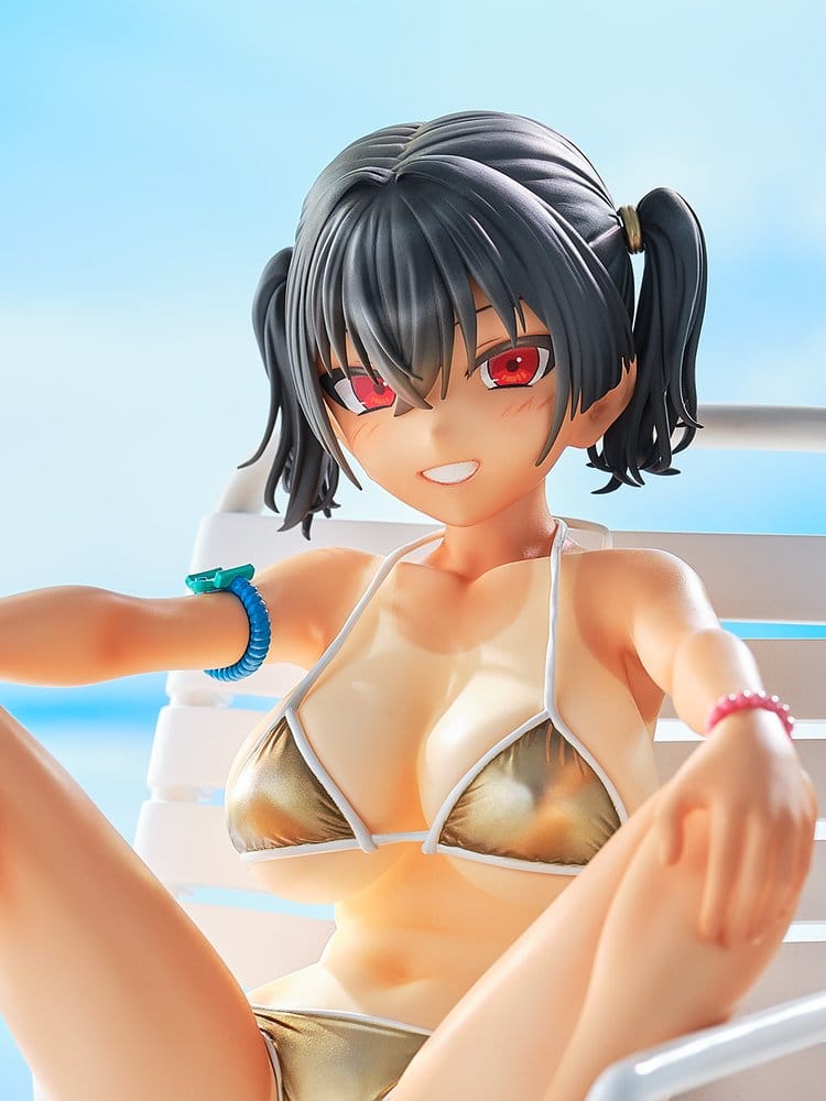 Original Karaktärsfigur 1/5 Nocturnas Sasaki Kanna – Guld Bikini Version 23 cm