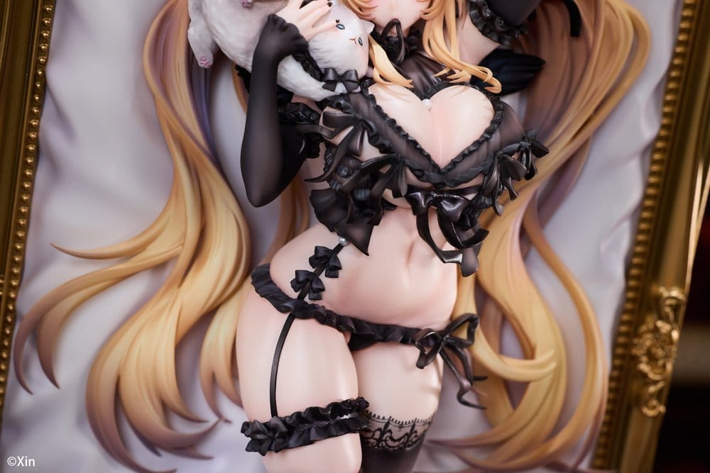 Original Character PVC Figure 1/7 Stella Black Cat Ver. Deluxe Edition 27 cm
