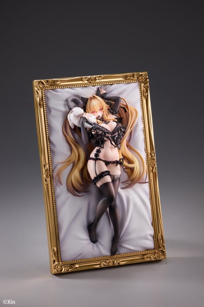 Original Character PVC Figure 1/7 Stella Black Cat Ver. Deluxe Edition 27 cm