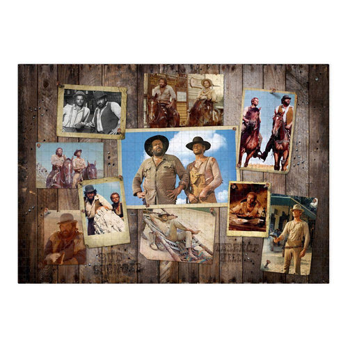 Bud Spencer & Terence Hill Pussel - Western Foto Vägg (1000 bitar) Oakie Doakie Games