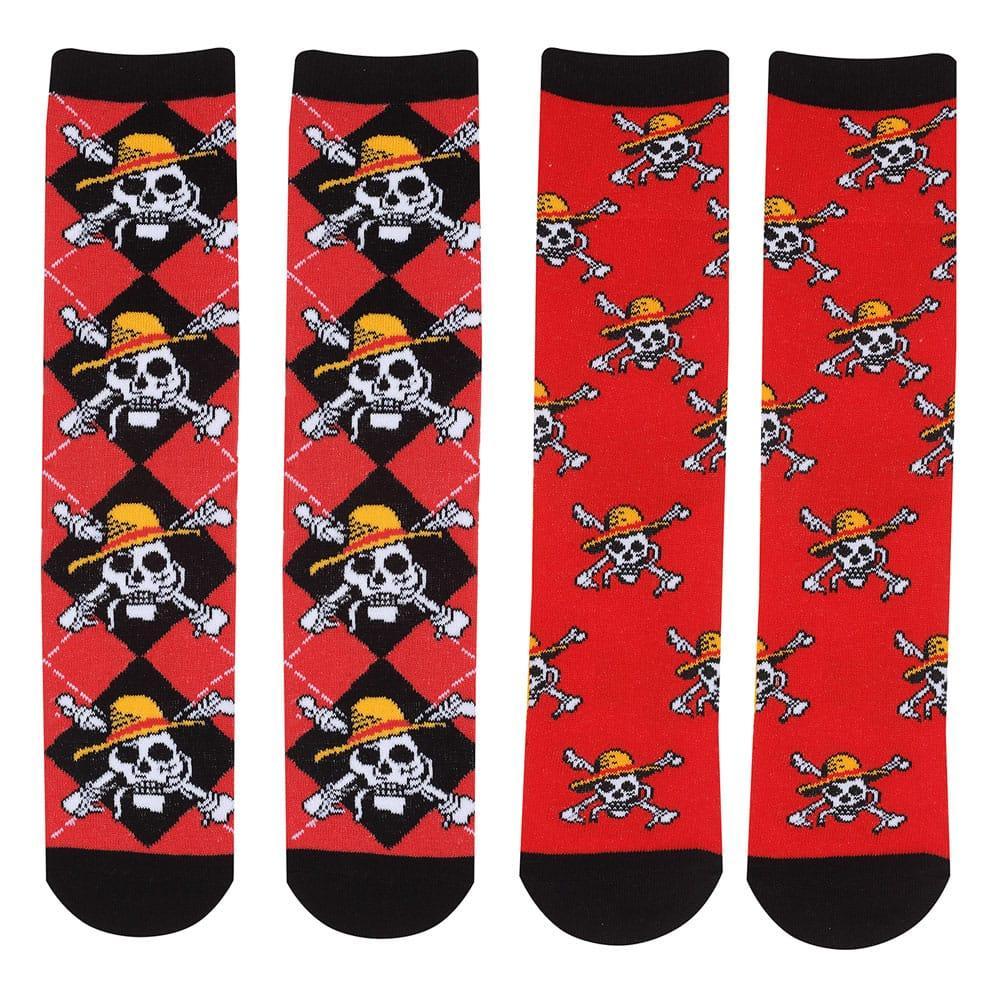 One Piece Strumpor 2-Pack L-XL Heroes Inc