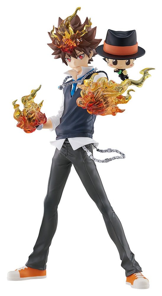 Katekyo Hitman Reborn Pop Up Parade SP PVC-figurer 2-pack Tsunayoshi Sawada & Reborn, 24 cm